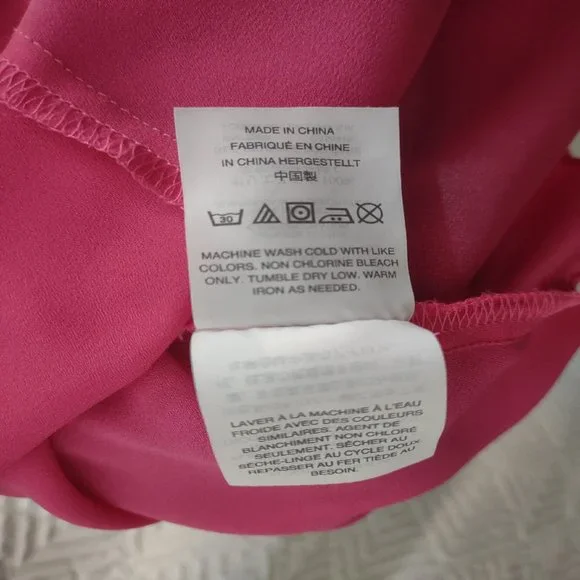 Sweet J.Crew Cold Shoulder Blouse Top with Tassel Tie Size 12 Off Shoulder - Picture 5 of 7